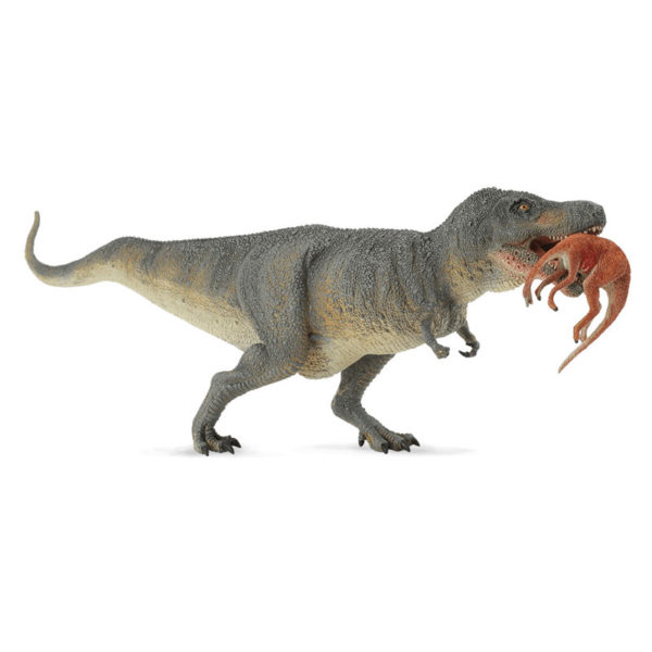 Τυραννόσαυρος Ρεξ με θήραμα - Στρουθιόμιμος
