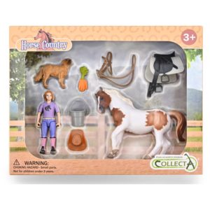 CollectA Μικρή ιππεύτρια Εμμα με ζώα και αξεσουάρ (κουτί) (84320)